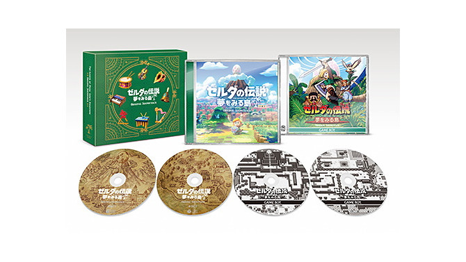 『ゼルダの伝説 夢をみる島』CD4枚組・全205トラックの「オリジナルサウンドトラック」3月18日発売決定―スイッチ/ゲームボーイ音源を収録！